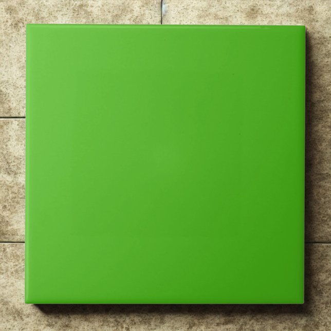 Elegant Kelly Green Accent #4cbb17 Tile (Creator Uploaded)