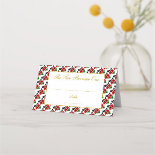 Elegant KENYA Wedding Celebration Place Card