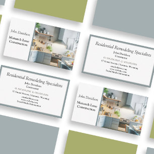 Elegant Kitchen Remodeling & Construction  Business Card