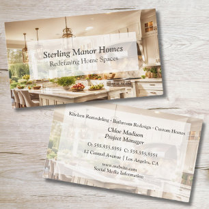 Elegant Kitchen Remodeling & Construction  Business Card