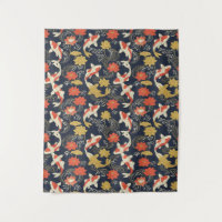 Elegant Koi Fish and Lotus Pattern