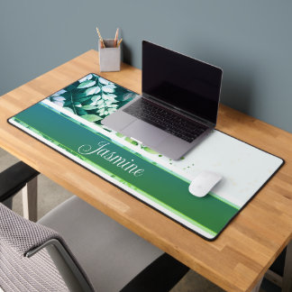 Elegant Laburnum Cascade Desk Mat