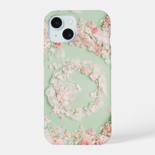 Elegant Lace and Roses Botanical Frame Phone Case