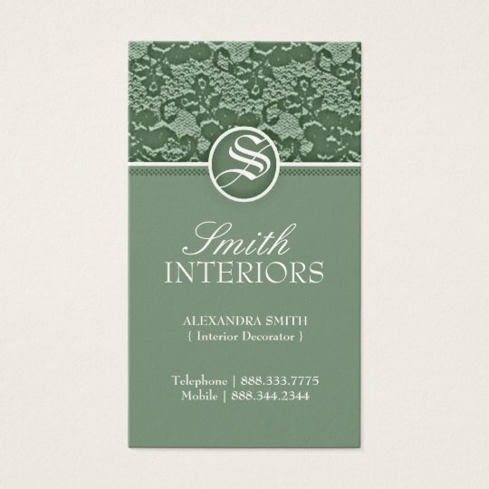Elegant Lace Business Cards