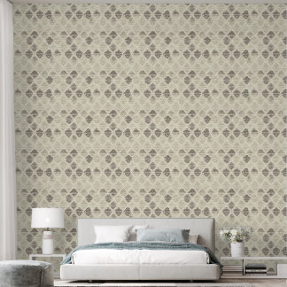 Elegant Lace-Inspired Geometric Pattern Wallpaper