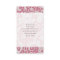 Elegant Lace on Pink Background - Business Card