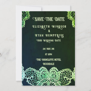 Elegant Lace" Wedding Invitation Collection