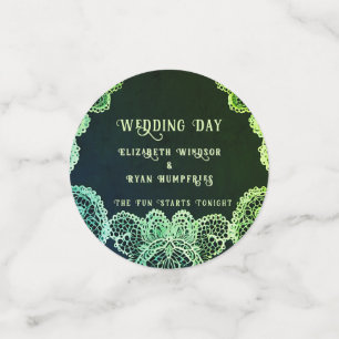 Elegant Lace" Wedding Invitation Collection Confetti