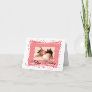 Elegant Ladies Hat/Shoe Happy Birthday Card