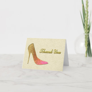 Elegant Ladies Thank You Note Card