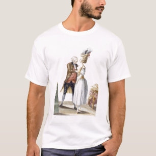 Elegant Lady at a Fitting with her Tailor, plate f T-Shirt
