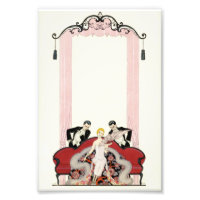 Elegant Lady in Paris Art Deco