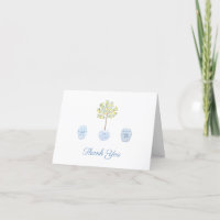 Elegant Lady Lemon Tree Blue White Personalised