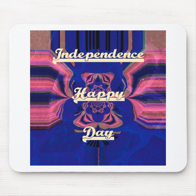 Elegant Lady Portrait: A Colourful Artwork Mouse Mat (Front)