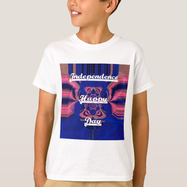 Elegant Lady Portrait: A Colourful Artwork T-Shirt (Front)