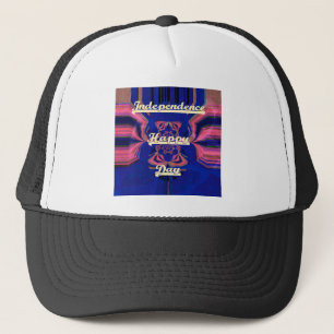 Elegant Lady Portrait: A Colourful Artwork Trucker Hat