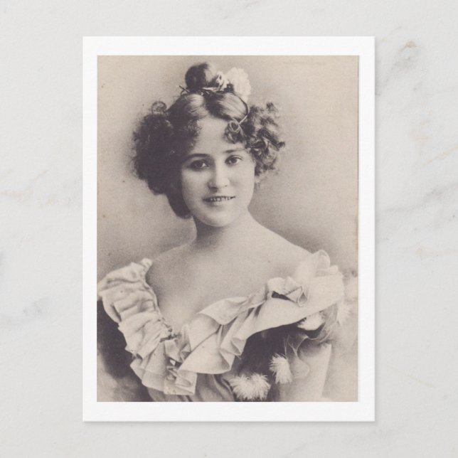 Elegant Lady Postcard (Front)
