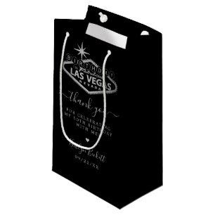 Elegant Las Vegas Birthday Party Thank You Small Gift Bag