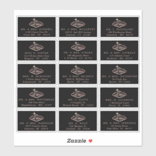 Elegant Las Vegas Destination Wedding Address