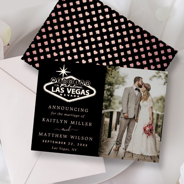 Elegant Las Vegas Destination Wedding Announcement (Creator Uploaded)