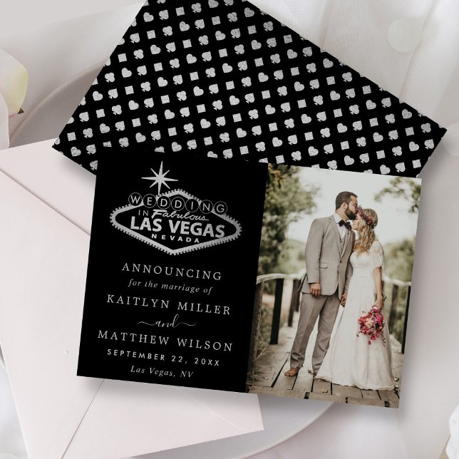 Elegant Las Vegas Destination Wedding Announcement (Creator Uploaded)