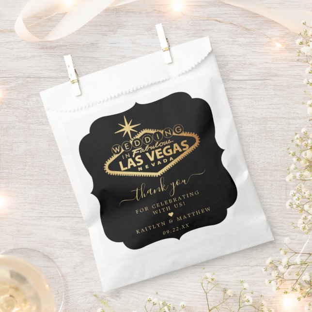 Elegant Las Vegas Destination Wedding Favour Bags (Clipped)