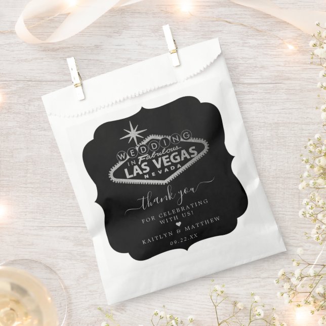 Elegant Las Vegas Destination Wedding Favour Bags (Clipped)