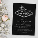 Elegant Las Vegas Destination Wedding Invitation<br><div class="desc">Celebrate in style with these modern and very trendy wedding invitations. This design is easy to personalise with your special event wording and your guests will be thrilled when they receive these fabulous invites.</div>