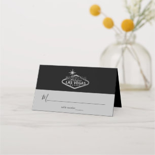 Elegant Las Vegas Destination Wedding Place Card