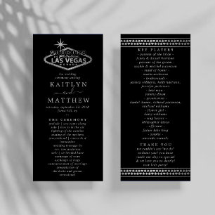 Elegant Las Vegas Destination Wedding Programme