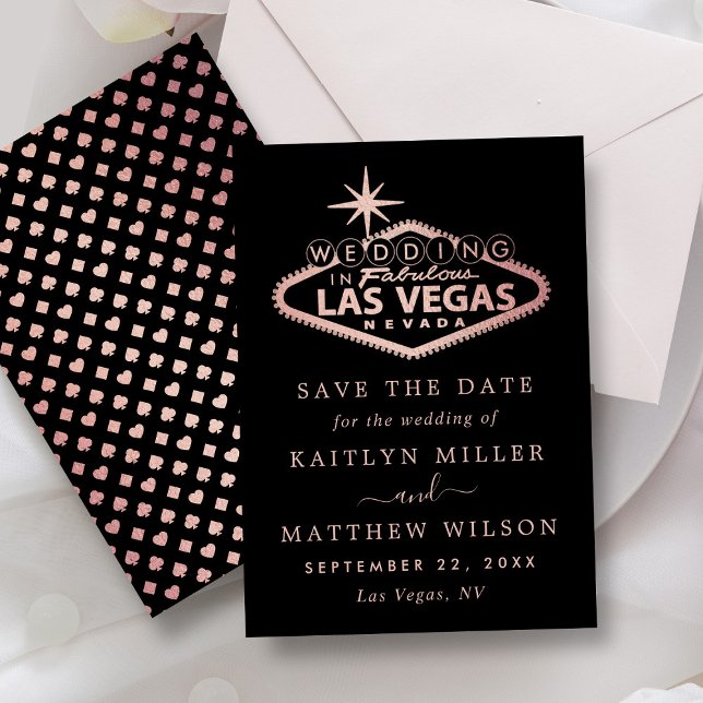 Elegant Las Vegas Destination Wedding Save The Date (Creator Uploaded)