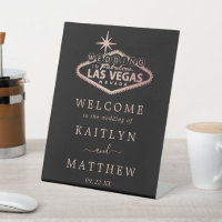 Elegant Las Vegas Destination Wedding Welcome