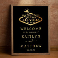 Elegant Las Vegas Destination Wedding Welcome