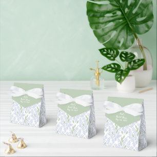 Elegant Lavender Botanical Bridal Shower  Favour Box