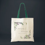 Elegant Lavender Eucalyptus Leafy Foliage Wedding  Tote Bag<br><div class="desc">If you need any further customisation please feel free to message me on yellowfebstudio@gmail.com.</div>