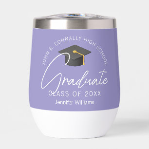 Elegant Lavender Graduation Party Personalized