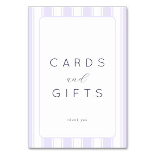 Elegant Lavender Minimalist Thank You Card
