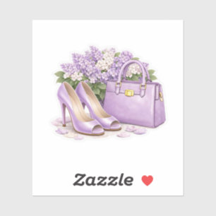 Elegant Lavender Purple High Heels