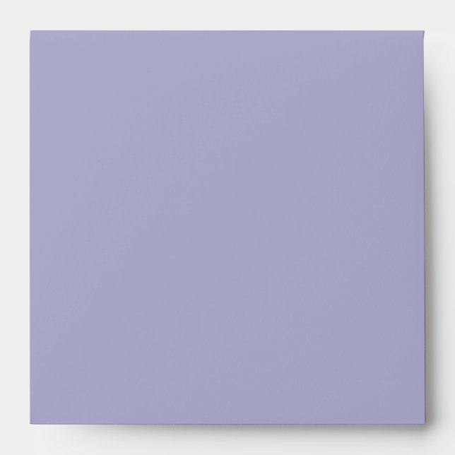 Elegant Lavender Purple Teal Blue Linen Envelopes (Front)