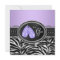 Elegant Lavender Purple Zebra Baby Shower