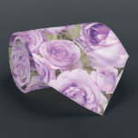 Elegant Lavender Rose Floral Watercolor Wedding Tie<br><div class="desc">This elegant floral necktie features a pattern of roses in shades of lavender and purple. The perfect neck tie for the groom and groomsmen at weddings or other special occasions. Designed by world renowned artist ©Tim Coffey.</div>