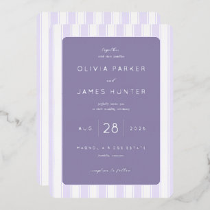 Elegant Lavender Stripes