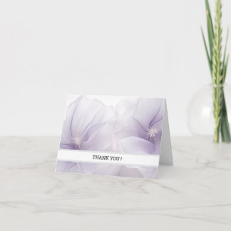Elegant Lavender Thank You Card | Customisable