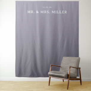 Elegant Lavender Typographic Tapestry