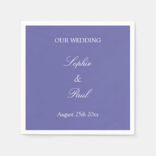 Elegant Lavender Wedding Napkins