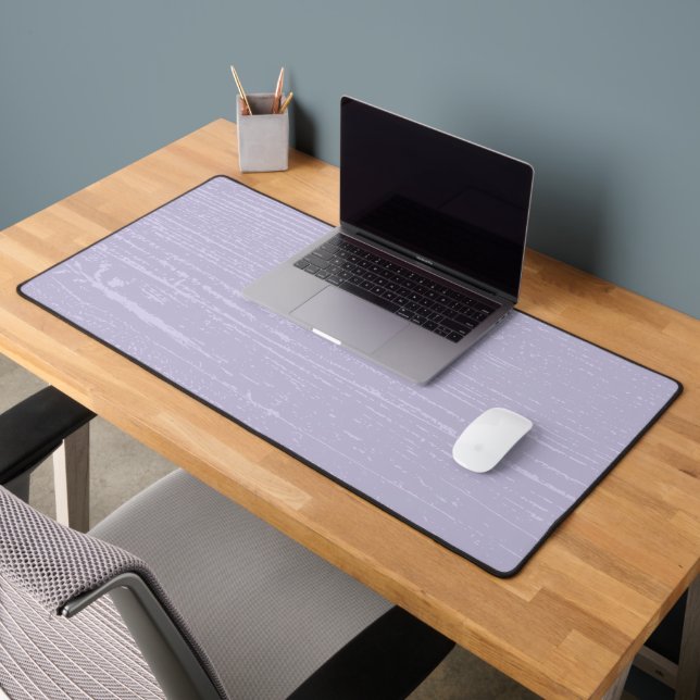 Elegant Lavender Wood Grain Desk Mat (Office 2)