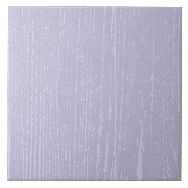 Elegant Lavender Wood Grain Tile (Front)