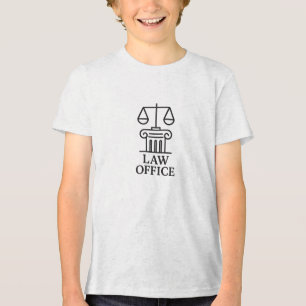 Elegant Law Office Logo Tri-Blend Shirt