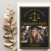 Elegant Law School Graduation Photo Party