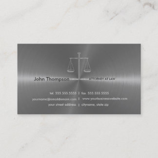 Elegant Lawyer / Attorney / Legal Business Card